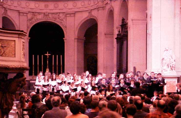 Spanish orchestra at St. Roche