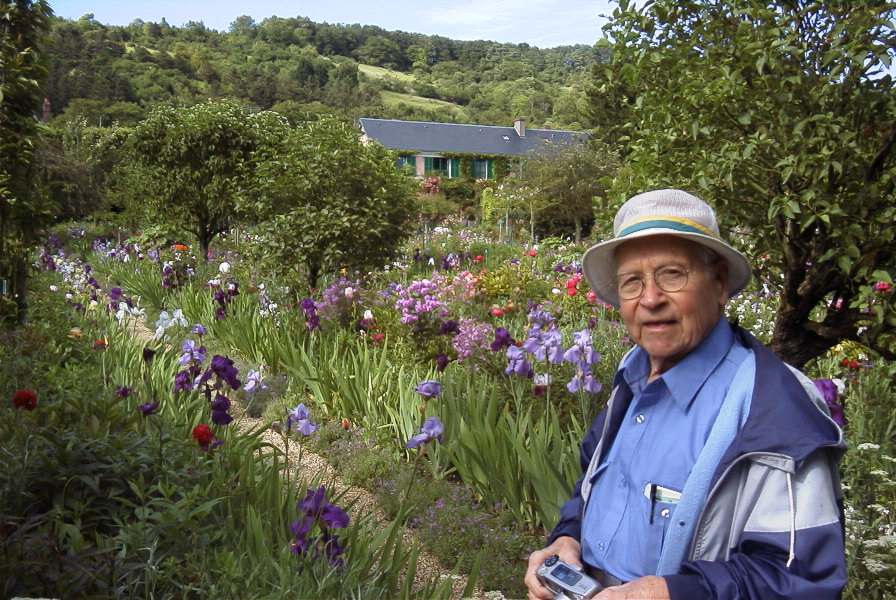 Francis in Monet's Garden