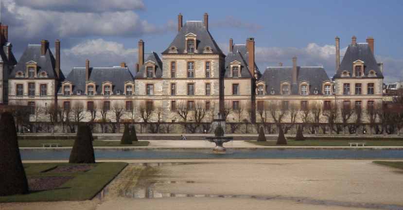 The Kitchen Courtyard seen from the Parterre